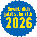 Bewirb dich für 2026